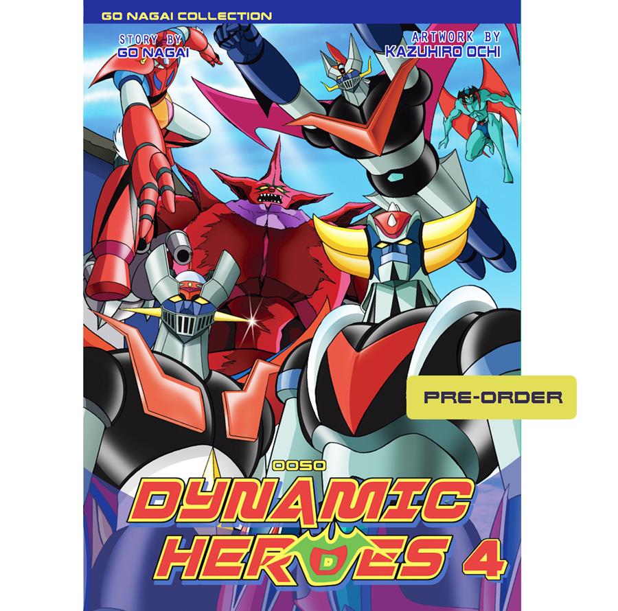 Dynamic Heroes 4 | N0721-OTED02 | Kazuhiro Ochii, Go Nagai  | Terra de Còmic - Tu tienda de cómics online especializada en cómics, manga y merchandising