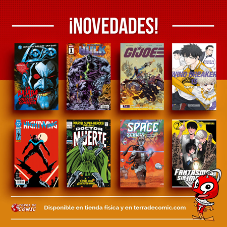 Recibido: novedades del jueves | Terra de Còmic - Tu tienda de cómics online especializada en cómics, manga y merchandising