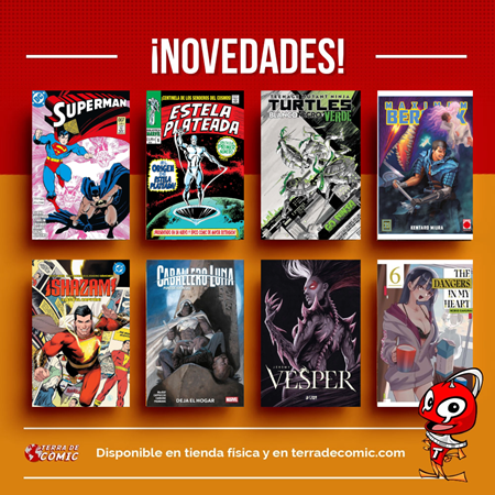Recibido: novedades del jueves | Terra de Còmic - Tu tienda de cómics online especializada en cómics, manga y merchandising