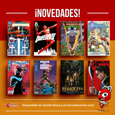 Recibido: novedades del jueves | Terra de Còmic - Tu tienda de cómics online especializada en cómics, manga y merchandising