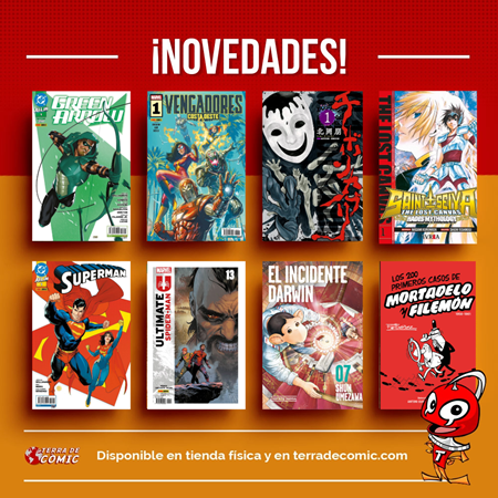 Recibido: novedades del jueves | Terra de Còmic - Tu tienda de cómics online especializada en cómics, manga y merchandising