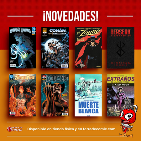 Recibido: novedades del jueves | Terra de Còmic - Tu tienda de cómics online especializada en cómics, manga y merchandising