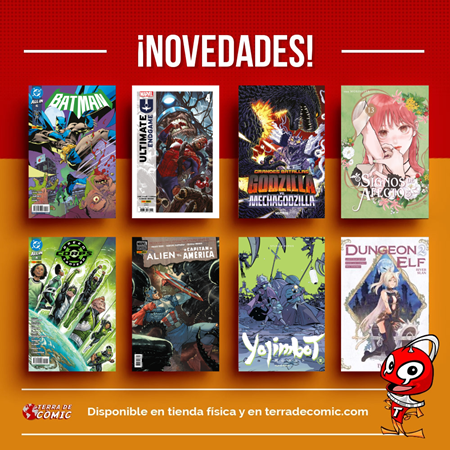 Recibido: novedades del jueves | Terra de Còmic - Tu tienda de cómics online especializada en cómics, manga y merchandising