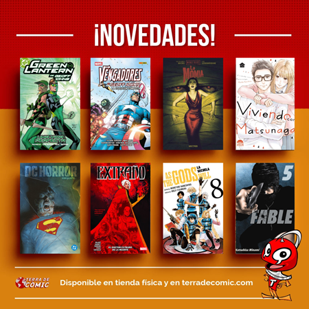 Recibido: novedades del jueves | Terra de Còmic - Tu tienda de cómics online especializada en cómics, manga y merchandising