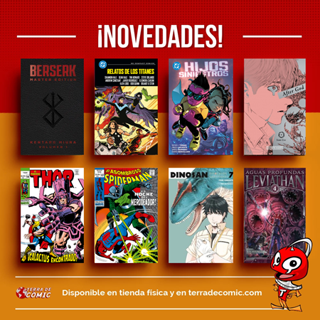Recibido: novedades del jueves | Terra de Còmic - Tu tienda de cómics online especializada en cómics, manga y merchandising