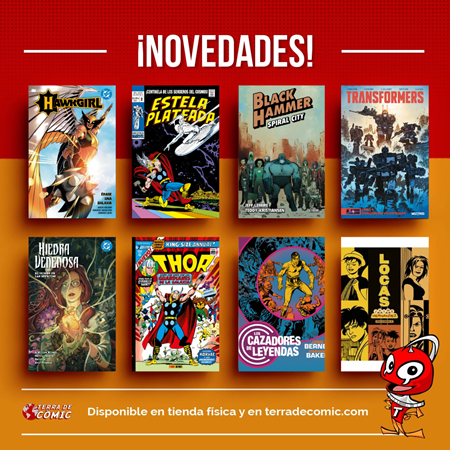 Recibido: novedades del jueves | Terra de Còmic - Tu tienda de cómics online especializada en cómics, manga y merchandising