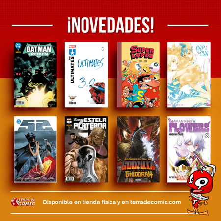 Recibido: novedades del jueves | Terra de Còmic - Tu tienda de cómics online especializada en cómics, manga y merchandising