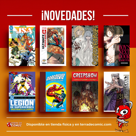 Recibido: novedades del jueves | Terra de Còmic - Tu tienda de cómics online especializada en cómics, manga y merchandising