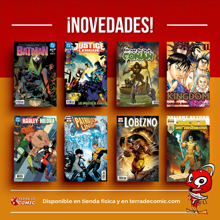 Recibido: novedades del jueves | Terra de Còmic - Tu tienda de cómics online especializada en cómics, manga y merchandising