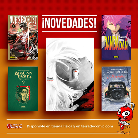 Recibido: novedades del viernes | Terra de Còmic - Tu tienda de cómics online especializada en cómics, manga y merchandising