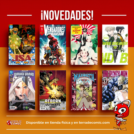 Recibido: novedades del jueves | Terra de Còmic - Tu tienda de cómics online especializada en cómics, manga y merchandising