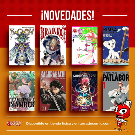 Recibido: novedades del miércoles | Terra de Còmic - Tu tienda de cómics online especializada en cómics, manga y merchandising
