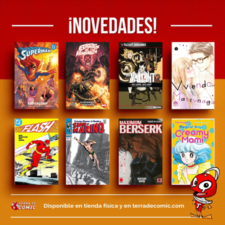 Recibido: novedades del jueves | Terra de Còmic - Tu tienda de cómics online especializada en cómics, manga y merchandising