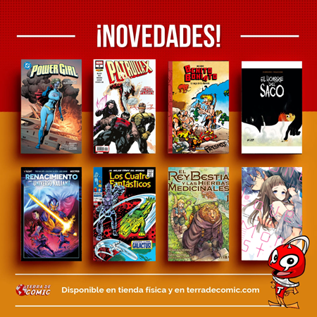 Recibido: novedades del jueves | Terra de Còmic - Tu tienda de cómics online especializada en cómics, manga y merchandising