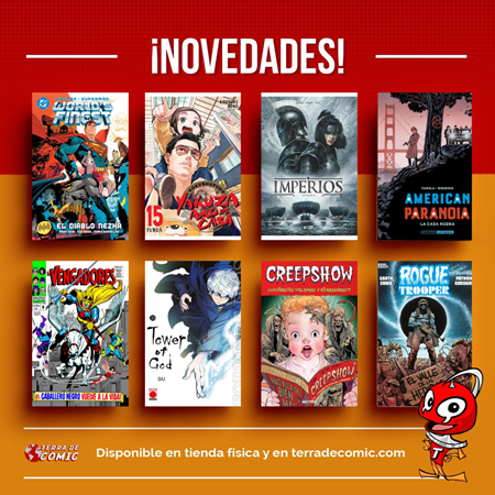 Recibido: novedades del jueves | Terra de Còmic - Tu tienda de cómics online especializada en cómics, manga y merchandising