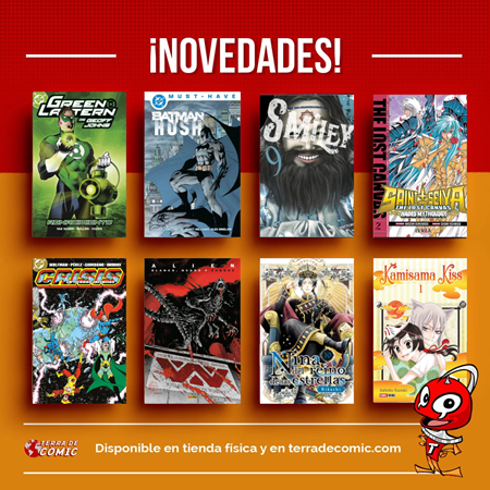 Recibido: novedades del jueves | Terra de Còmic - Tu tienda de cómics online especializada en cómics, manga y merchandising