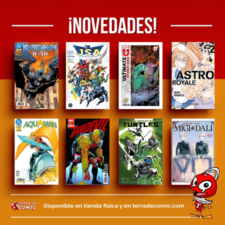 Recibido: novedades del jueves | Terra de Còmic - Tu tienda de cómics online especializada en cómics, manga y merchandising