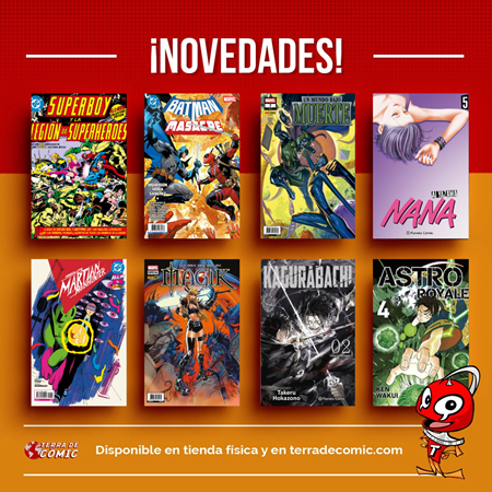 Recibido: novedades del jueves | Terra de Còmic - Tu tienda de cómics online especializada en cómics, manga y merchandising