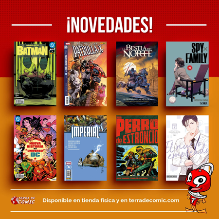 Recibido: novedades del jueves | Terra de Còmic - Tu tienda de cómics online especializada en cómics, manga y merchandising