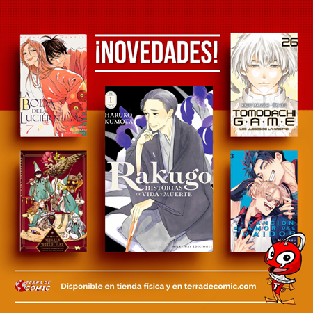 Recibido: novedades del lunes | Terra de Còmic - Tu tienda de cómics online especializada en cómics, manga y merchandising