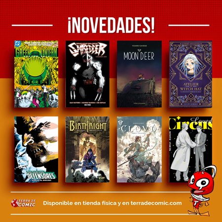 Recibido: novedades del jueves | Terra de Còmic - Tu tienda de cómics online especializada en cómics, manga y merchandising