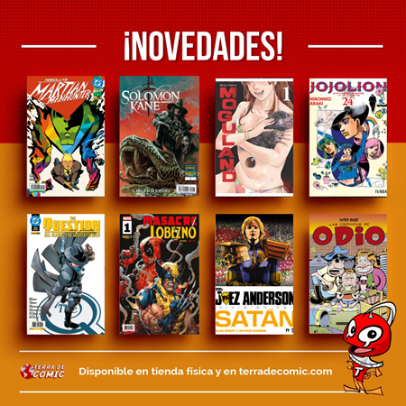 Recibido: novedades del jueves | Terra de Còmic - Tu tienda de cómics online especializada en cómics, manga y merchandising