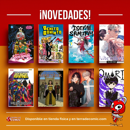 Recibido: novedades del jueves | Terra de Còmic - Tu tienda de cómics online especializada en cómics, manga y merchandising
