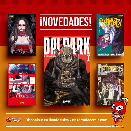 Recibido: novedades del viernes | Terra de Còmic - Tu tienda de cómics online especializada en cómics, manga y merchandising