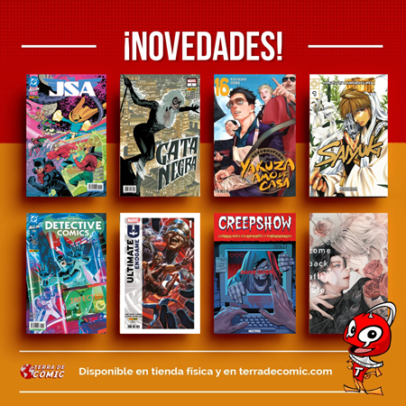 Recibido: novedades del jueves | Terra de Còmic - Tu tienda de cómics online especializada en cómics, manga y merchandising