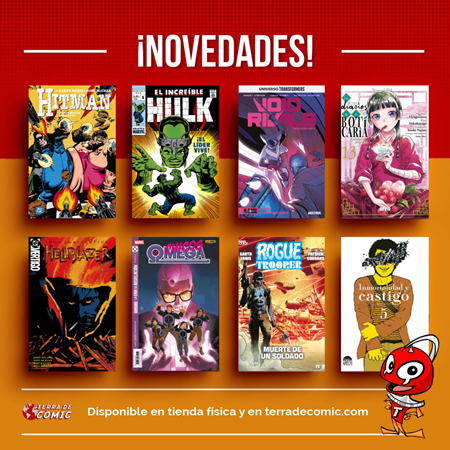 Recibido: novedades del jueves | Terra de Còmic - Tu tienda de cómics online especializada en cómics, manga y merchandising