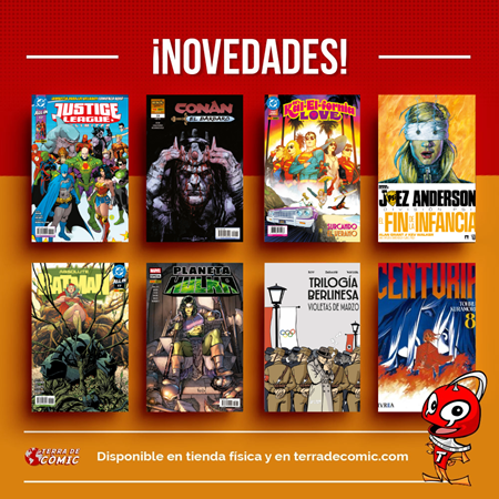 Recibido: novedades del jueves | Terra de Còmic - Tu tienda de cómics online especializada en cómics, manga y merchandising