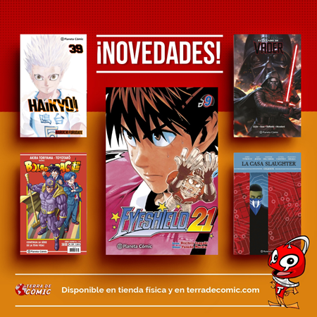 Recibido: novedades del miércoles | Terra de Còmic - Tu tienda de cómics online especializada en cómics, manga y merchandising