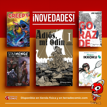 Recibido: novedades del miércoles | Terra de Còmic - Tu tienda de cómics online especializada en cómics, manga y merchandising