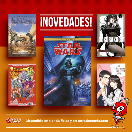 Recibido: novedades del miércoles | Terra de Còmic - Tu tienda de cómics online especializada en cómics, manga y merchandising
