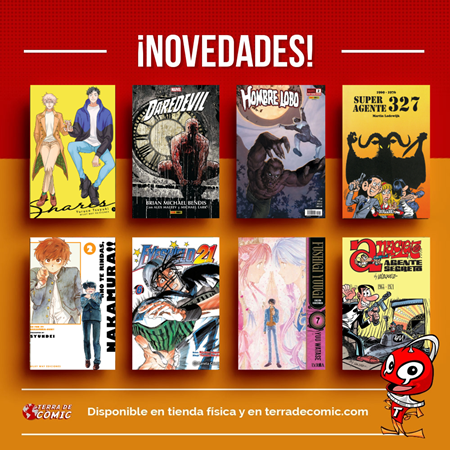 Recibido: novedades del miércoles | Terra de Còmic - Tu tienda de cómics online especializada en cómics, manga y merchandising