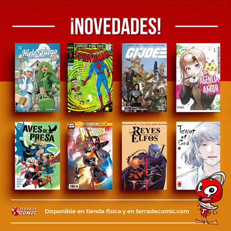 Recibido: novedades del jueves | Terra de Còmic - Tu tienda de cómics online especializada en cómics, manga y merchandising