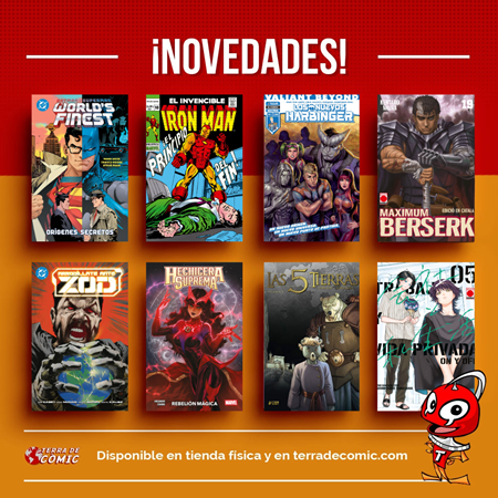 Recibido: novedades del jueves | Terra de Còmic - Tu tienda de cómics online especializada en cómics, manga y merchandising