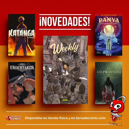 Recibido: novedades del viernes | Terra de Còmic - Tu tienda de cómics online especializada en cómics, manga y merchandising