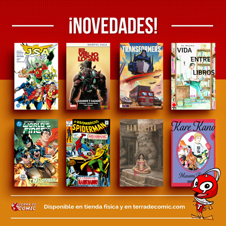 Recibido: novedades del jueves | Terra de Còmic - Tu tienda de cómics online especializada en cómics, manga y merchandising