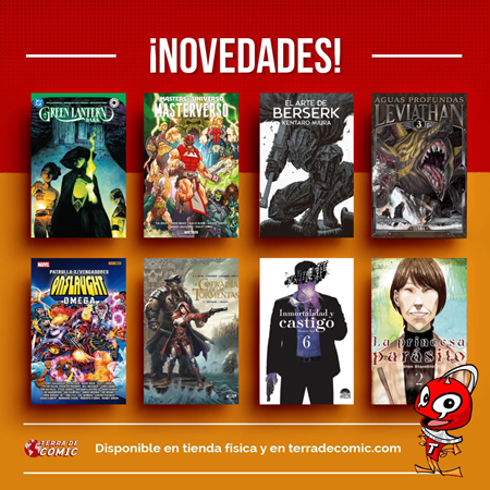 Recibido: novedades del jueves | Terra de Còmic - Tu tienda de cómics online especializada en cómics, manga y merchandising