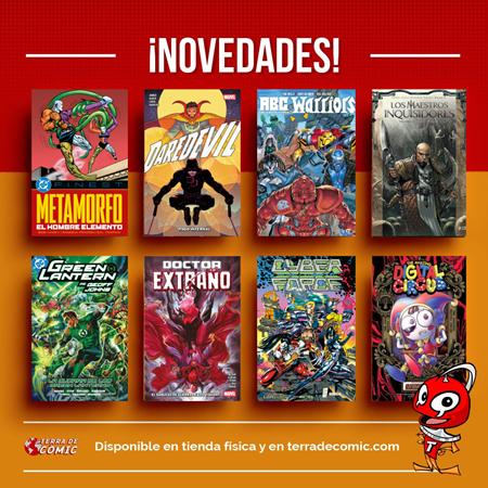 Recibido: novedades del jueves | Terra de Còmic - Tu tienda de cómics online especializada en cómics, manga y merchandising