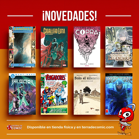 Recibido: novedades del jueves | Terra de Còmic - Tu tienda de cómics online especializada en cómics, manga y merchandising