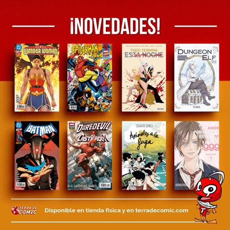 Recibido: novedades del jueves | Terra de Còmic - Tu tienda de cómics online especializada en cómics, manga y merchandising