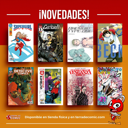 Recibido: novedades del jueves | Terra de Còmic - Tu tienda de cómics online especializada en cómics, manga y merchandising