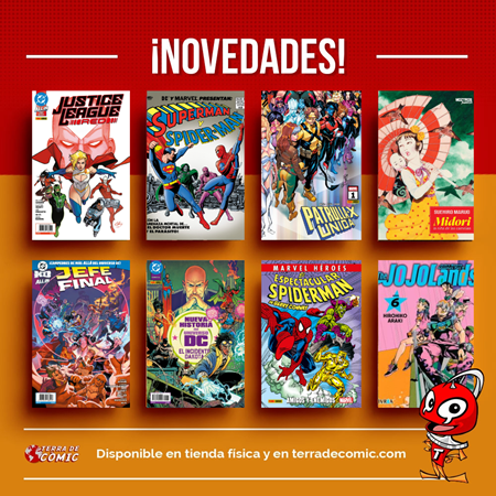 Recibido: novedades del jueves | Terra de Còmic - Tu tienda de cómics online especializada en cómics, manga y merchandising