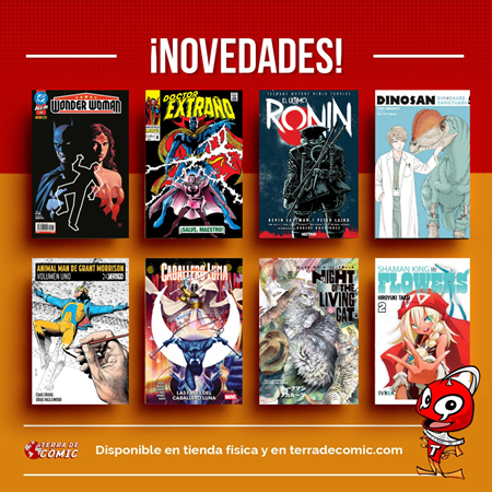 Recibido: novedades del jueves | Terra de Còmic - Tu tienda de cómics online especializada en cómics, manga y merchandising