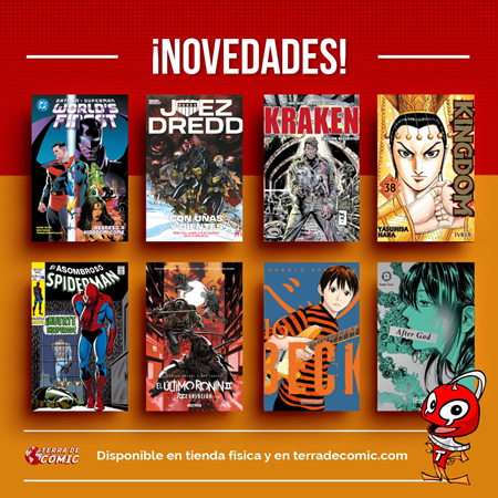 Recibido: novedades del jueves | Terra de Còmic - Tu tienda de cómics online especializada en cómics, manga y merchandising