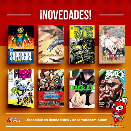 Recibido: novedades del jueves | Terra de Còmic - Tu tienda de cómics online especializada en cómics, manga y merchandising