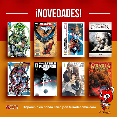 Recibido: novedades del jueves | Terra de Còmic - Tu tienda de cómics online especializada en cómics, manga y merchandising