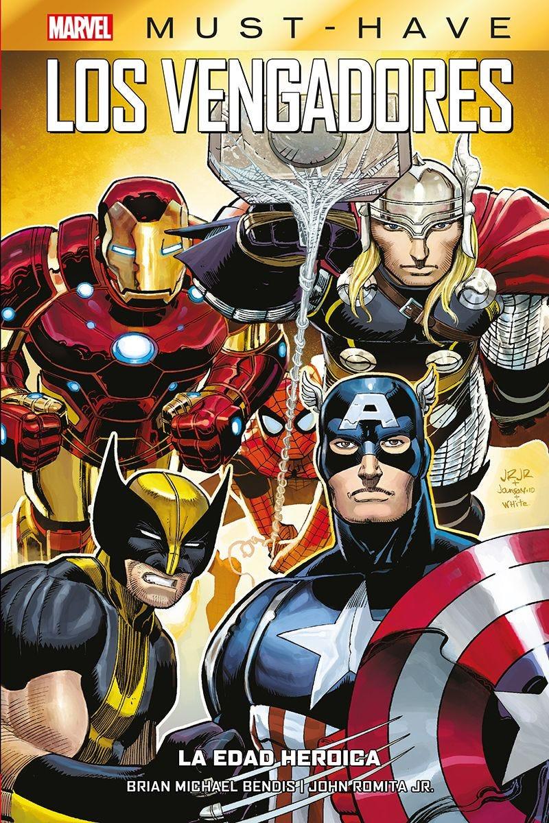Marvel Must-Have. Los Vengadores 1. La Edad Heroica | N1023-PAN39 | John Romita Jr., Brian Michael Bendis | Terra de Còmic - Tu tienda de cómics online especializada en cómics, manga y merchandising
